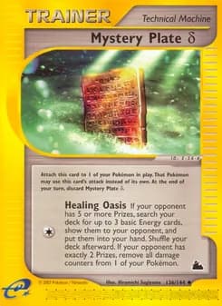 Mystery Plate Delta card in English
