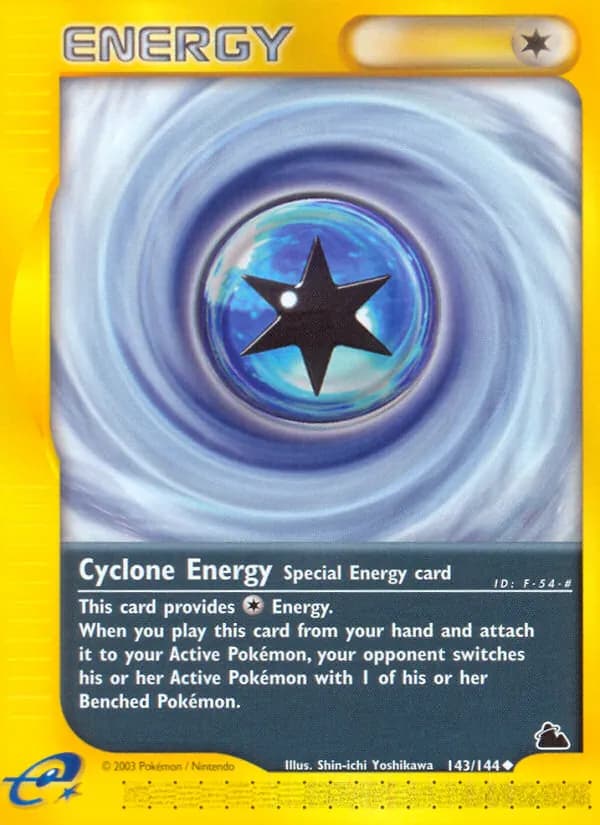 Cyclone Energy card in English