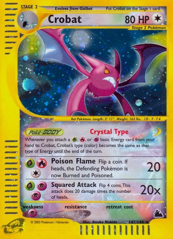 Crobat card in English