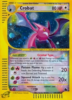 Crobat card in English