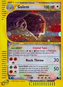 Golem card in English