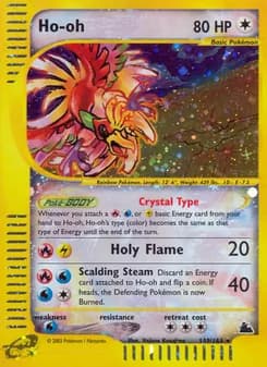 Ho-oh card in English
