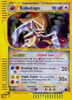 Kabutops card in English