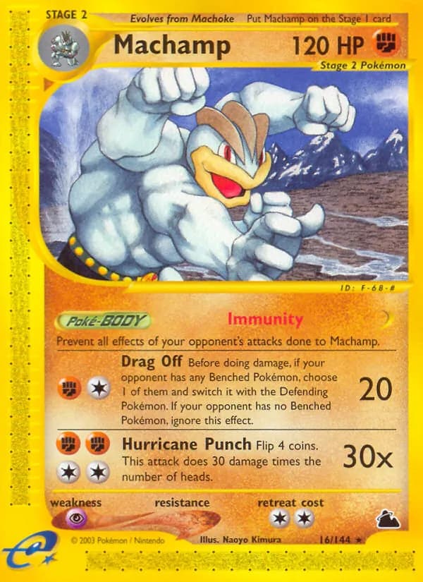 Machamp card in English