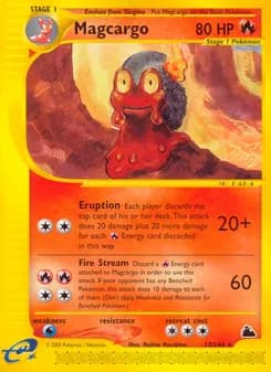 Magcargo card in English