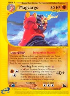 Magcargo card in English