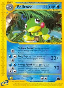 Politoed card in English