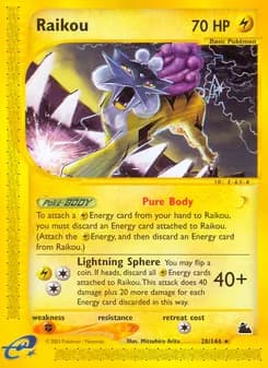 Raikou card in English