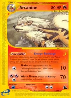 Arcanine card in English