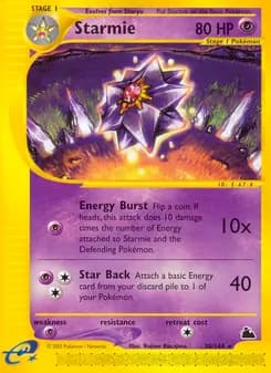 Starmie card in English