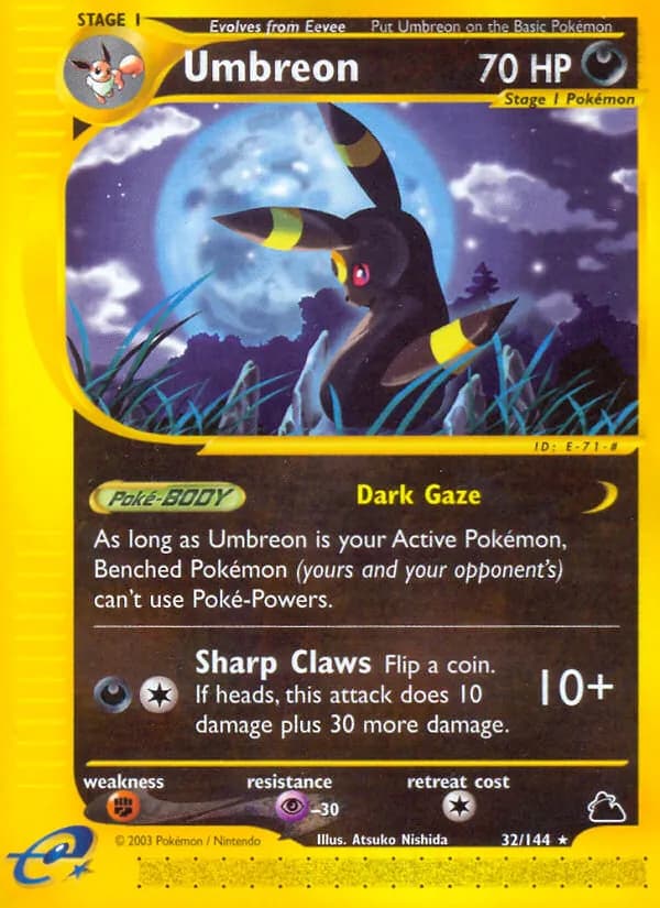 Umbreon card in English