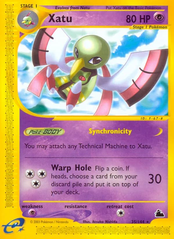 Xatu card in English