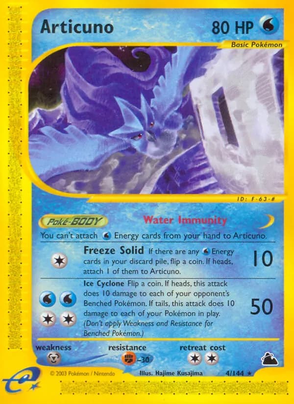 Articuno card in English