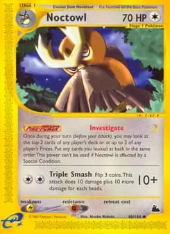 Noctowl card in English