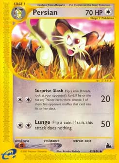 Persian card in English