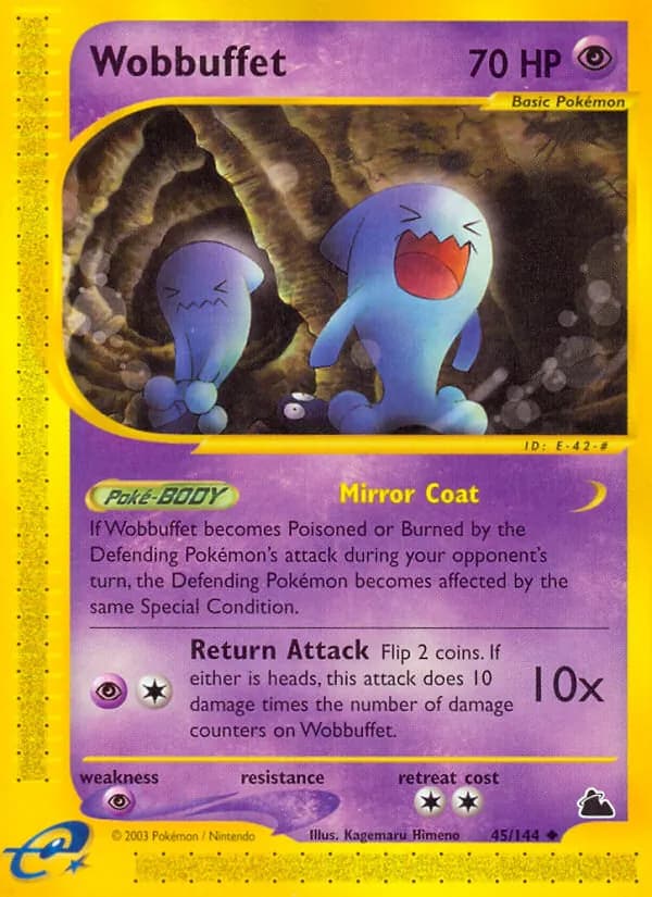 Wobbuffet card in English