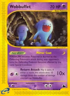 Wobbuffet card in English