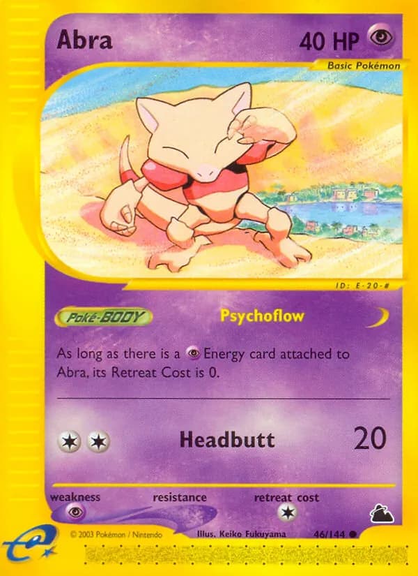 Abra card in English