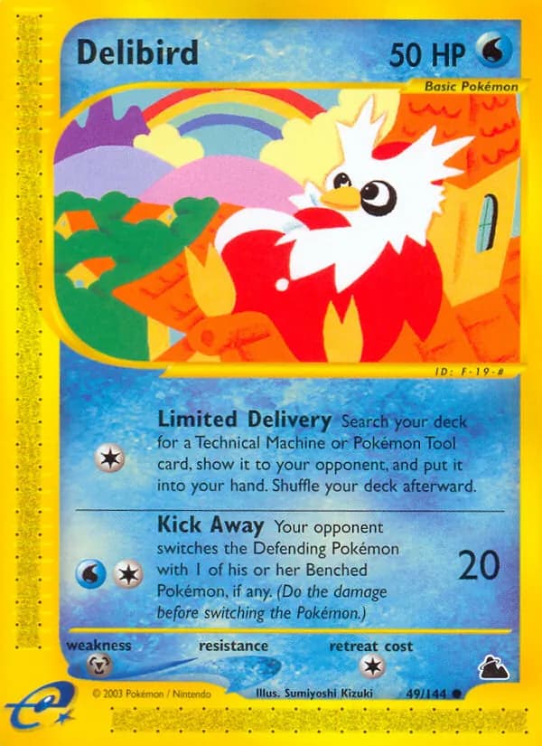 Delibird card in English