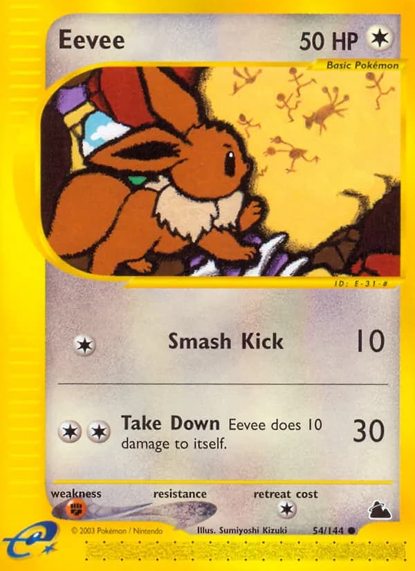 Eevee card in English