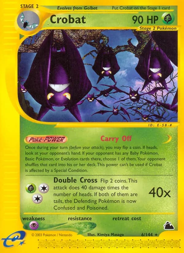 Crobat card in English