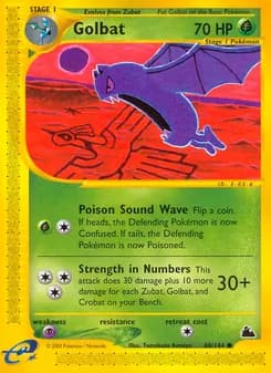 Golbat card in English