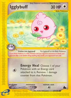 Igglybuff card in English