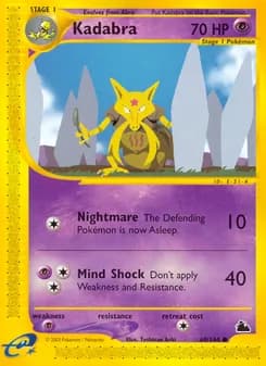 Kadabra card in English
