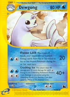 Dewgong card in English