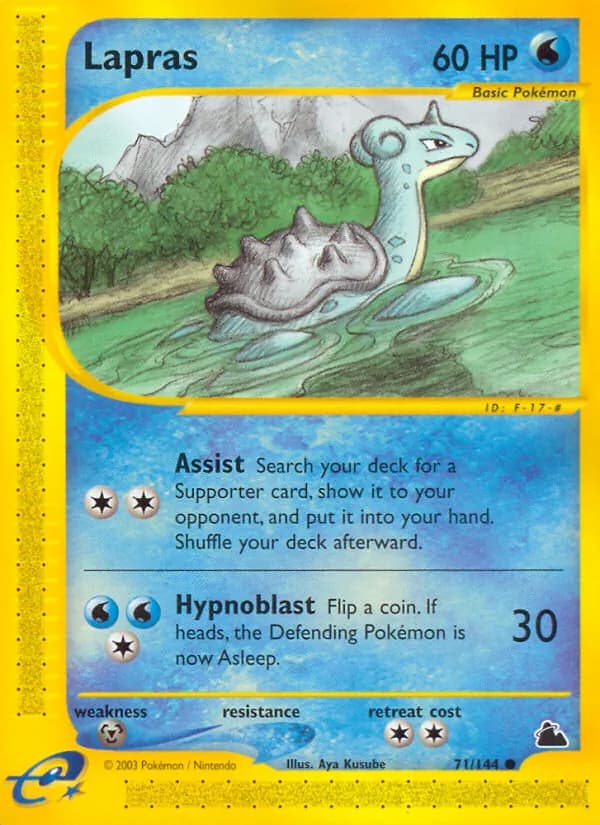 Lapras card in English