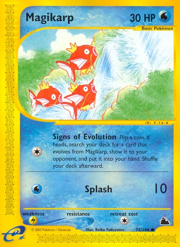 Magikarp card in English