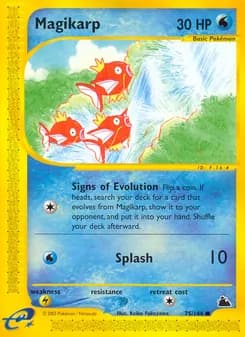 Magikarp card in English