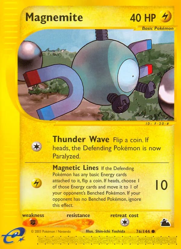 Magnemite card in English