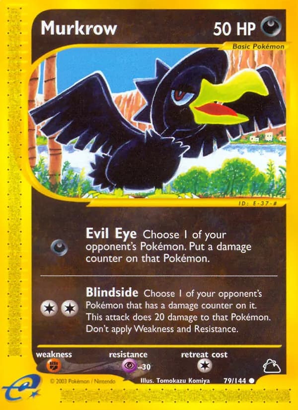 Murkrow card in English