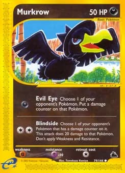Murkrow card in English