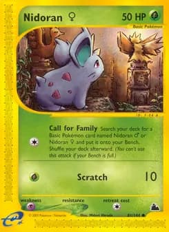 Nidoran♀ card in English