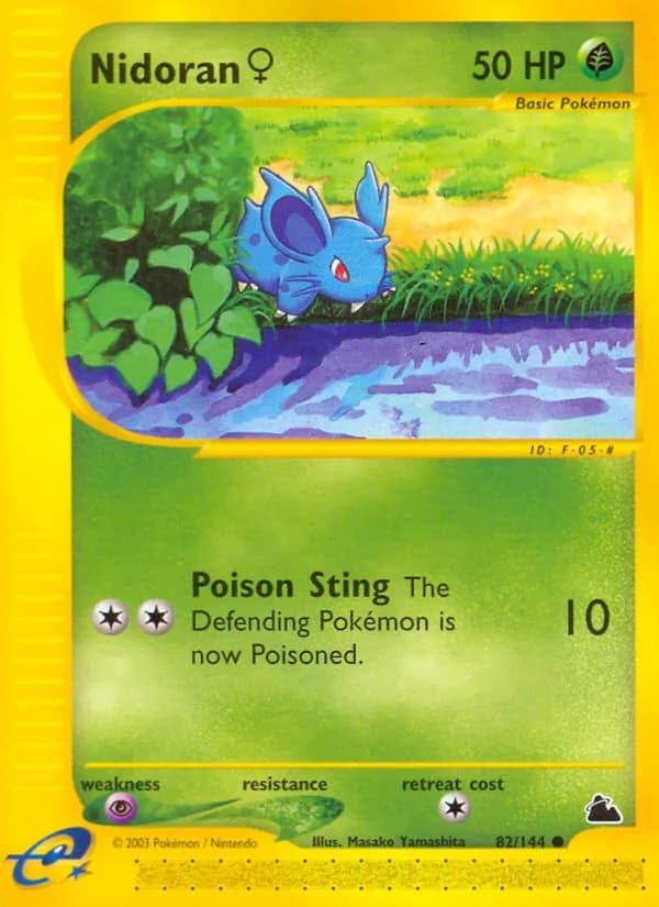 Nidoran♀ card in English