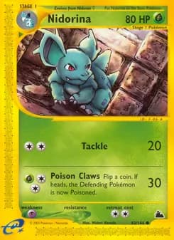 Nidorina card in English