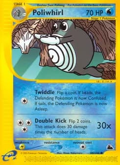 Poliwhirl card in English