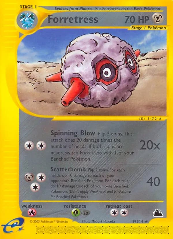 Forretress card in English