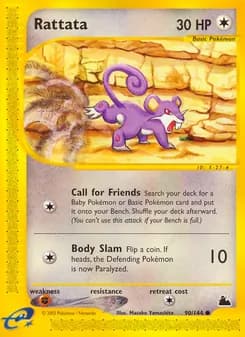Rattata card in English