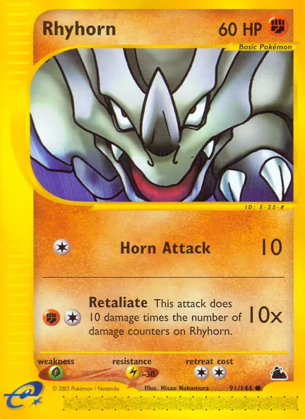 Rhyhorn card in English
