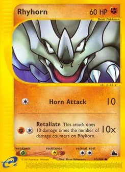 Rhyhorn card in English