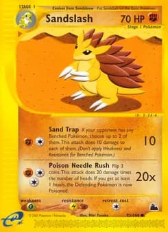 Sandslash card in English