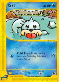 Seel card in English