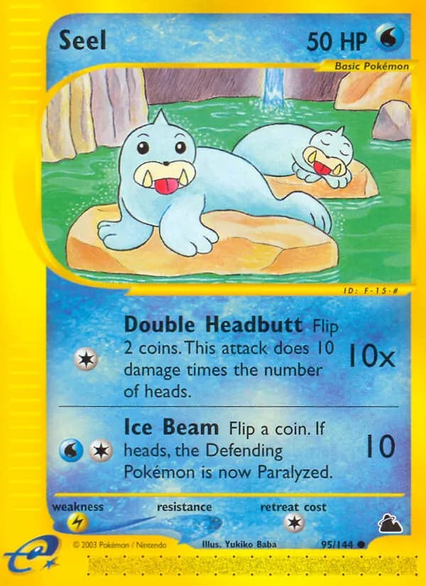 Seel card in English