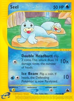 Seel card in English
