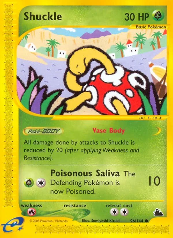 Shuckle card in English