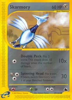 Skarmory card in English