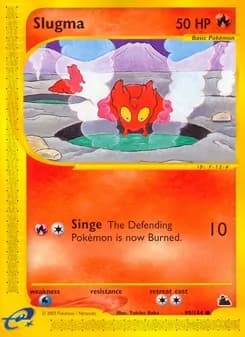 Slugma card in English